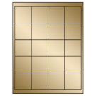 2" x 2"  Sheet Label