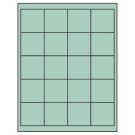 2" x 2"  Sheet Label