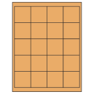 2" x 2"  Sheet Label