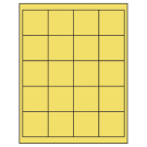 2" x 2"  Sheet Label