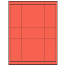 2" x 2"  Sheet Label