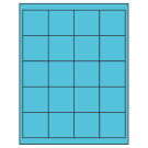 2" x 2"  Sheet Label