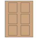 2.625" x 3"  Sheet Label