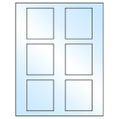 2.625" x 3"  Sheet Label