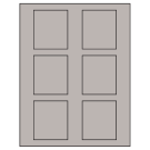 2.625" x 3"  Sheet Label