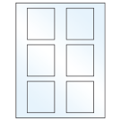 2.625" x 3"  Sheet Label