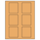 2.625" x 3"  Sheet Label