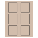 2.625" x 3"  Sheet Label