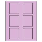 2.625" x 3"  Sheet Label