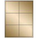 4" x 3.5"  Sheet Label