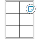 4" x 3.5"  Sheet Label