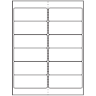 4" x 1.5"  Sheet Label