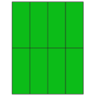 2.125" x 5.5"  Sheet Label