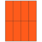 2.125" x 5.5"  Sheet Label