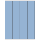 2.125" x 5.5"  Sheet Label