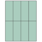 2.125" x 5.5"  Sheet Label