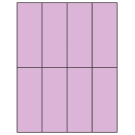 2.125" x 5.5"  Sheet Label