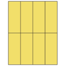 2.125" x 5.5"  Sheet Label