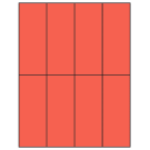 2.125" x 5.5"  Sheet Label