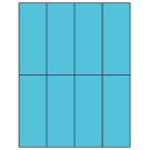 2.125" x 5.5"  Sheet Label