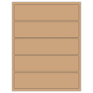 8" x 2"  Sheet Label