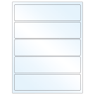 8" x 2"  Sheet Label