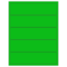 8" x 2"  Sheet Label