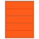 8" x 2"  Sheet Label