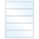 8" x 2"  Sheet Label