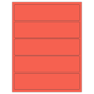 8" x 2"  Sheet Label