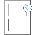 5" x 3.50785"  Sheet Label