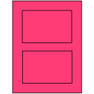 5" x 3.50785"  Sheet Label