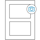 5" x 3.50785"  Sheet Label