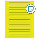 6.25" x 0.5"  Sheet Label