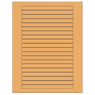 6.25" x 0.5"  Sheet Label