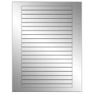 6.25" x 0.5"  Sheet Label