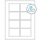 3.0625" x 2.1875"  Sheet Label