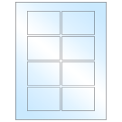 3.0625" x 2.1875"  Sheet Label