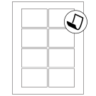 3.0625" x 2.1875"  Sheet Label