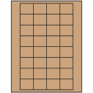 1.59375" x 1.3"  Sheet Label