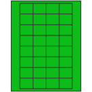 1.59375" x 1.3"  Sheet Label