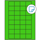 1.59375" x 1.3"  Sheet Label