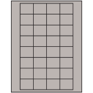 1.59375" x 1.3"  Sheet Label