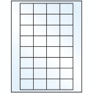 1.59375" x 1.3"  Sheet Label