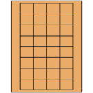 1.59375" x 1.3"  Sheet Label