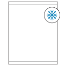 4.25" x 5"  Sheet Label