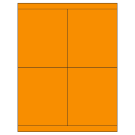 4.25" x 5"  Sheet Label