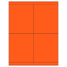 4.25" x 5"  Sheet Label