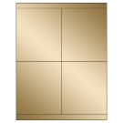 4.25" x 5"  Sheet Label