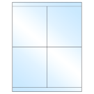 4.25" x 5"  Sheet Label